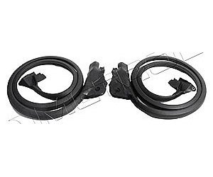 Molded Door Seals with Molded Ends and Clips 1984-89 Chevy Corvette