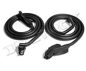 Molded Door Seals with Molded Ends and Clips 1978-82 Chevy Corvette