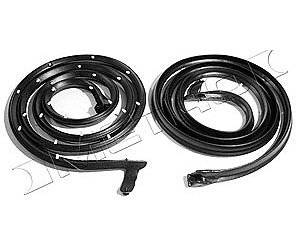 Door Seals with Clips and Molded Ends 1963-64 GM B-Body/C-Body