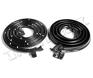 Door Seals with Clips and Molded Ends 1965-66 GM B-Body/C-Body
