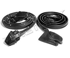 Molded Door Seals with Clips and Molded Ends 1970-81 Chevy Camaro/Pontiac Firebird