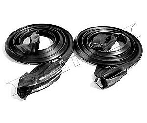 Molded Door Seals with Clips and Molded Ends 1973-76 Dodge Dart/Plymouth Duster, Scamp