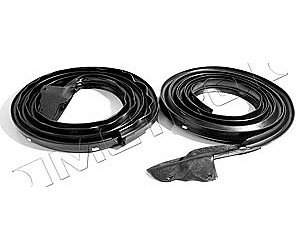 Molded Door Seals with Steel Core and White Clips 1968-70 Dodge Charger, Coronet/Plymouth Belvedere, Roadrunner. Satellite