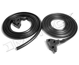 Molded Door Seals with One Molded End 1969-72 Chevy Blazer