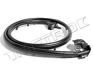 Half Door Seal with Clips and Molded Ends 1987-95 Wrangler