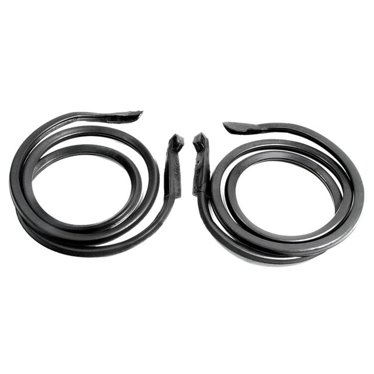 Molded Door Seals for 2-Door Hardtop & Convertible. Made with molded ends 82-1/2 In. long. Pair. R&L