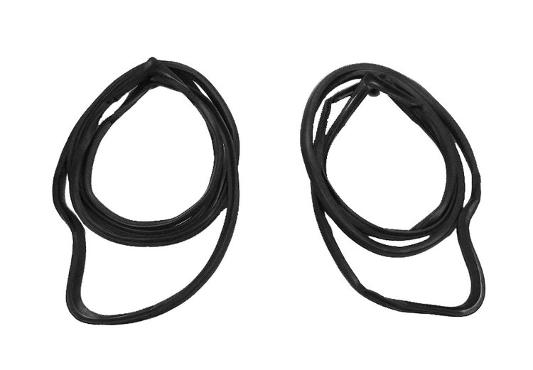 LM 110-D Door Seal, 56 Ford Full Size Pickup Trucks, On Body, Pair