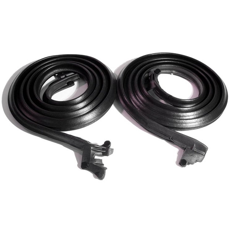 Door Seal with Clips and Molded Ends. For 2-Door Hardtops and Convertibles. Replaces OEM #4894905/6.