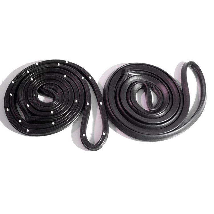 Door Seal with Clips and Molded Ends. For 2-Door Sedans. Replaces OEM #4892622/3. Pair. DOOR SEAL GM