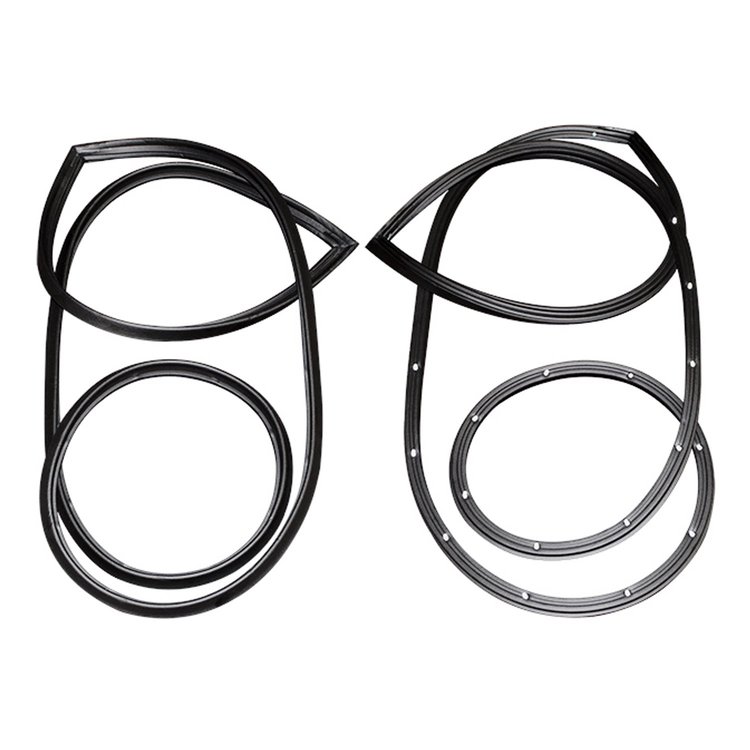 LM 12-QS Rear Door Seals, 64-65 Buick Sportwagon, Oldsmobile Vista Cruiser, Pair