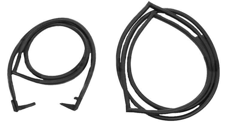 LM 121-R Door Seals, 67-72 GM Suburban, Back Left And Right Cargo Door Seals, Pair