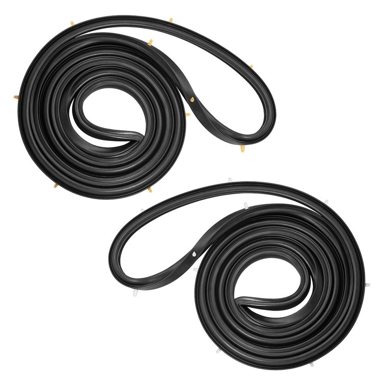 Molded Door Seals. Exact fit with clips and mitered ends. Pair. R&L. DOOR SEAL 80-86 DATSUN NISSAN 720 SERIES PAIR