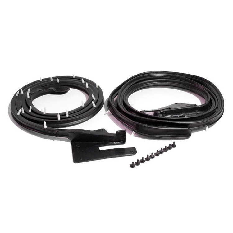 Molded Door Seals for 2-Door Hardtops and Convertibles. Made with molded ends and clips. Nice reprod