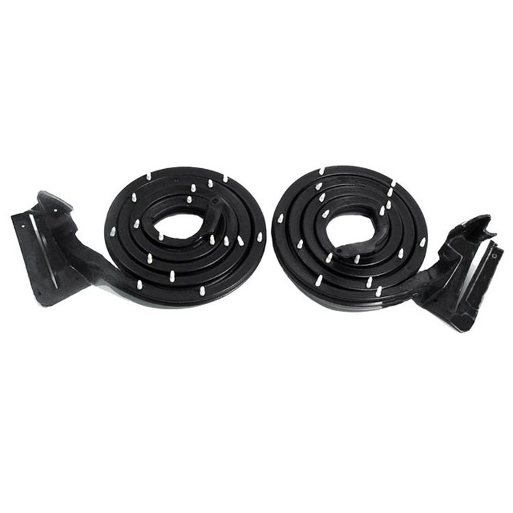 Molded Door Seals. For 2-door hardtop. Each. is 70-1/2 In. long. Pair. R&L. MOLD DR SL 70-71 FORD TORINO 2 DR HRDTP PAIR