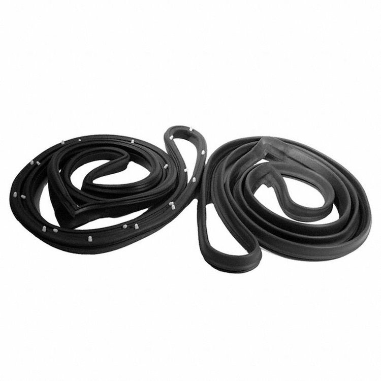 Rear Molded Door Seals. For 4-door wagon only with RWD. Each. is 127-1/2 In. long. Pair. R&L. DOOR S