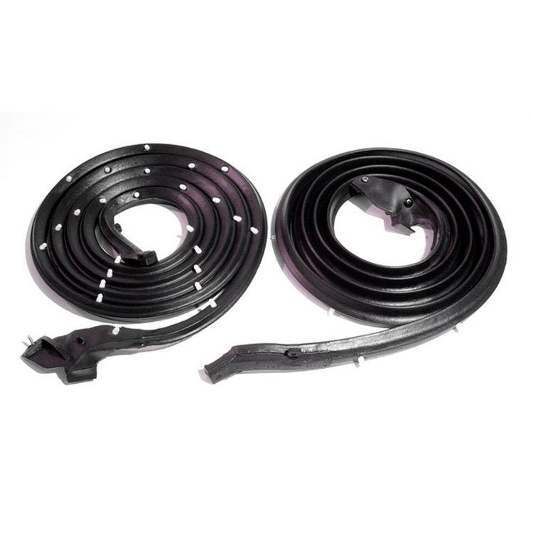 Molded Door Seals. For 2-door hardtop and convertible. Replaces OEM #4801932/3. Pair. R&L. DOOR SEAL 59-60 GM B & C BODY PAIR