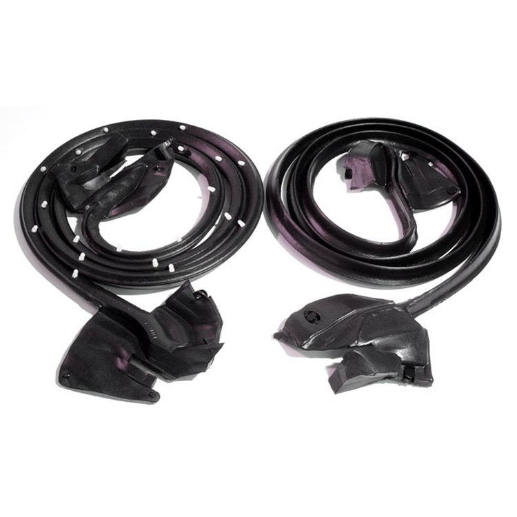 Molded Door Seals. For 2-door hardtop and convertible. Replaces OEM #8781162/3. Pair. R&L. DOOR SEAL