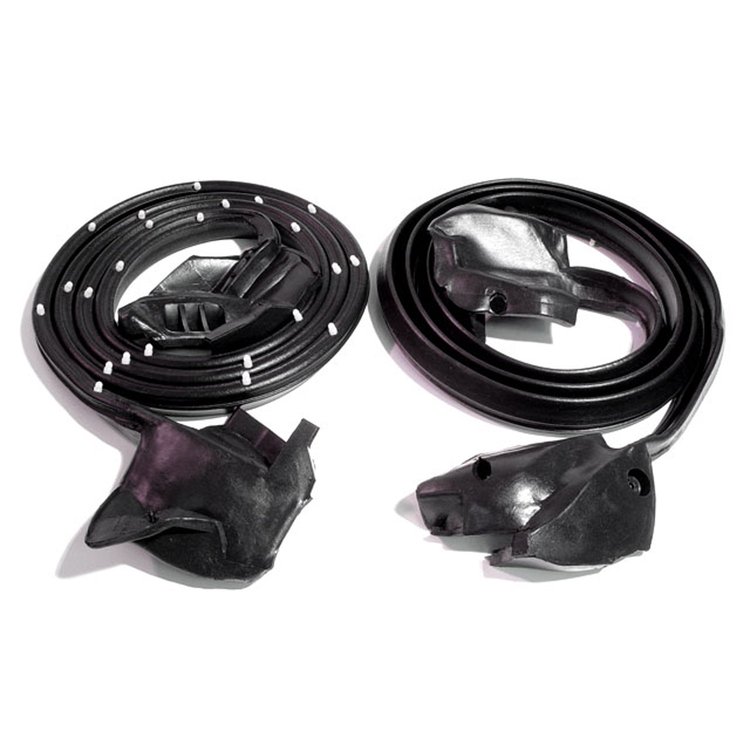Molded Door Seals. For 2-door hardtop. Pair. R&L. DOOR SEALS 71-78 CADILLAC ELDORADO 2 DR HT 74-76 BUICK RIVIERA 2 DR HT PAIR