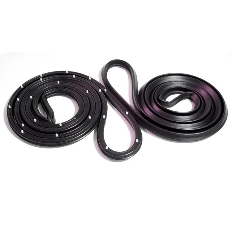 Rear Molded Door Seals. For 4-door sedan. Pair. R&L. DOOR SEAL-REAR 76-79 CADILLAC SEVILLE FOUR DOOR PAIR