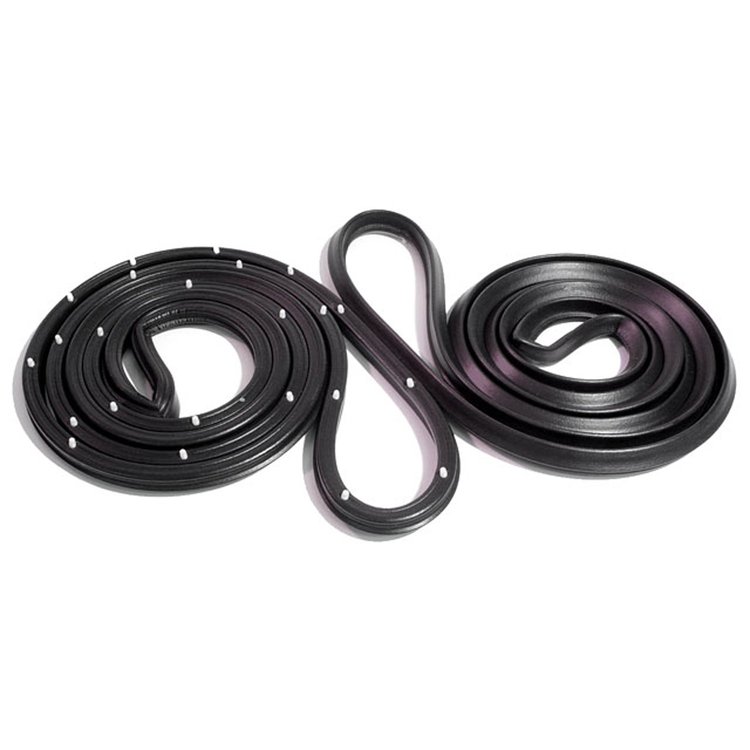 Molded Door Seals with Clips. For 2-door sedan. Pair. R&L. DOOR SEAL GM X BODY 62-67 PAIR 2 DOOR SEDAN