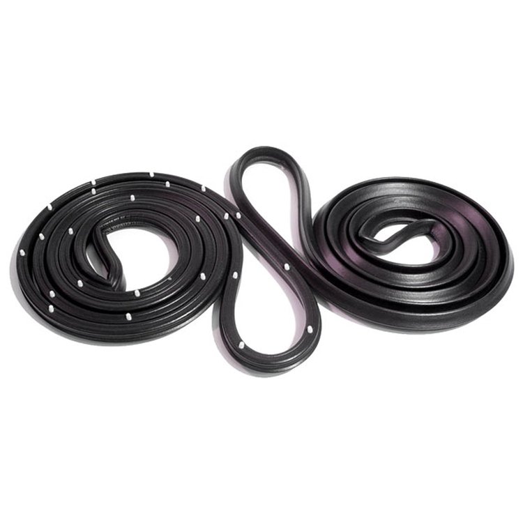 Molded Door Seals with Clips. For 4-door sedan and wagon. Pair. R&L. DOOR SEAL FRONT GM X BODY 62-67 4 DOOR SEDAN AND WAGON PAIR