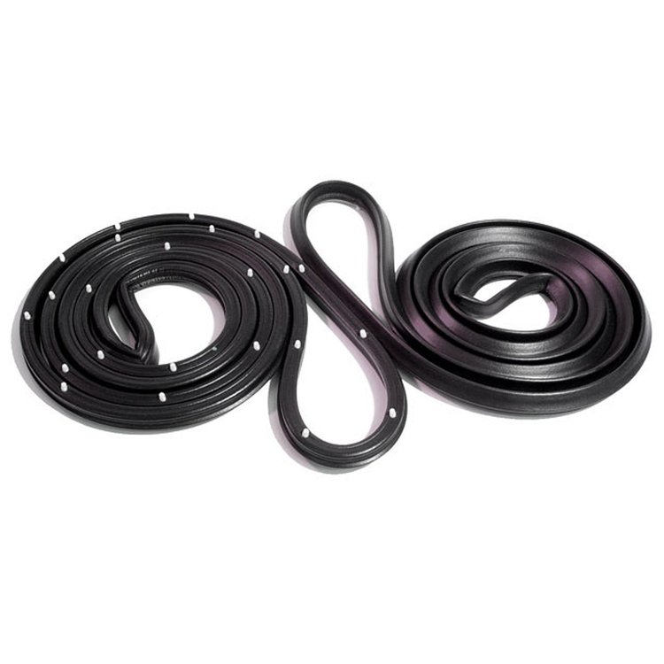 Front Molded Door Seals with Clips. For 4-Door Sedan and Wagon. Pair. R&L. DOOR SEAL-FRONT 65-66 GM
