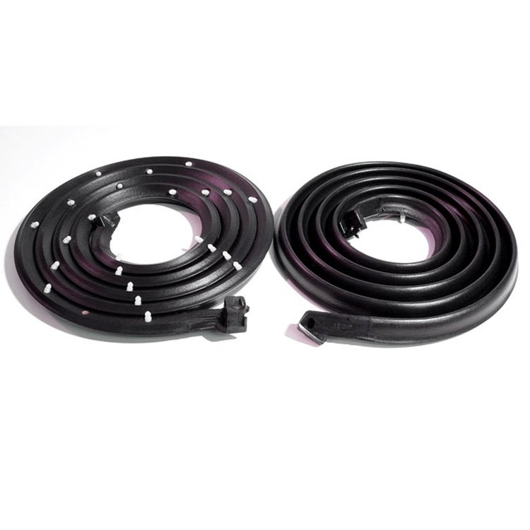 Molded Door Seals with Clips. For 2-Door Hardtop and Convertible. Pair. R&L. DOOR SEAL 61-62 GM B C