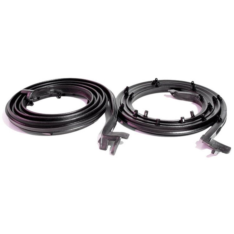 Molded Door Seals with Clips. For 2-Door Hardtops. Each. 86-1/2 In. long. Pair. R&L. DOOR SEAL 65-69