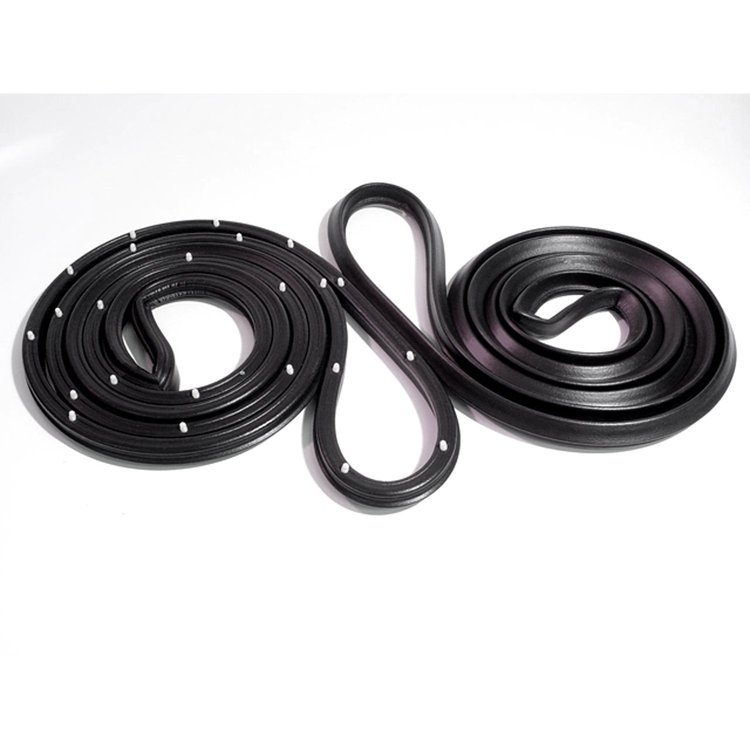 Molded Door Seals with Clips. For 2-Door Sedan. Each. 148 In. long. Pair. R&L. DOOR SEAL 2DR AMC 70-