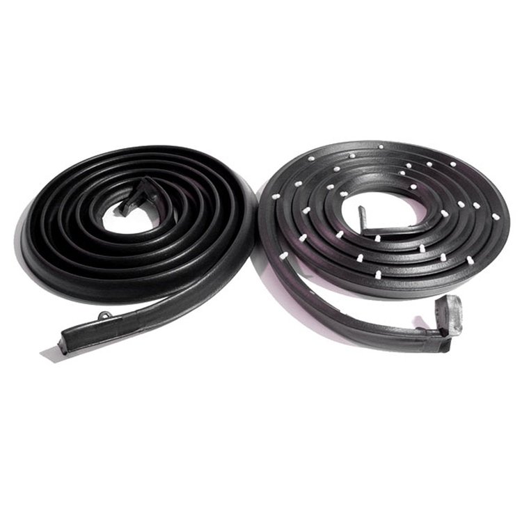 Molded Door Seals with Clips and Molded Ends. For 2-Door Station Wagon. Each. 116-1/2 In. long. Pair