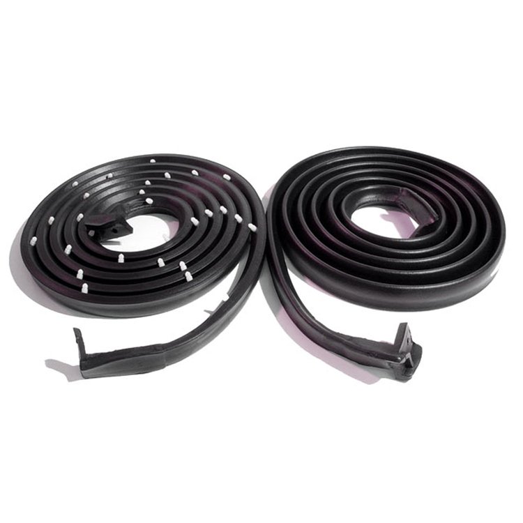 Molded Door Seals with Clips and Molded Ends. For 2-door hardtop and convertible. Each. 115-1/2 In.