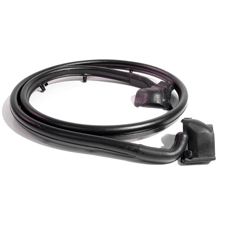 Half Door Seal with Clips and Molded Ends. For left drivers side only. Each. DOOR SEAL 87-95 JEEP WR