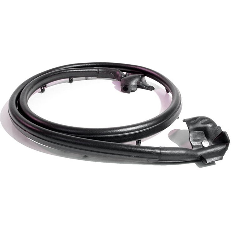 Half Door Seal with Clips and Molded Ends. For right passenger side only. Each. DOOR SEAL 87-95 -JEE