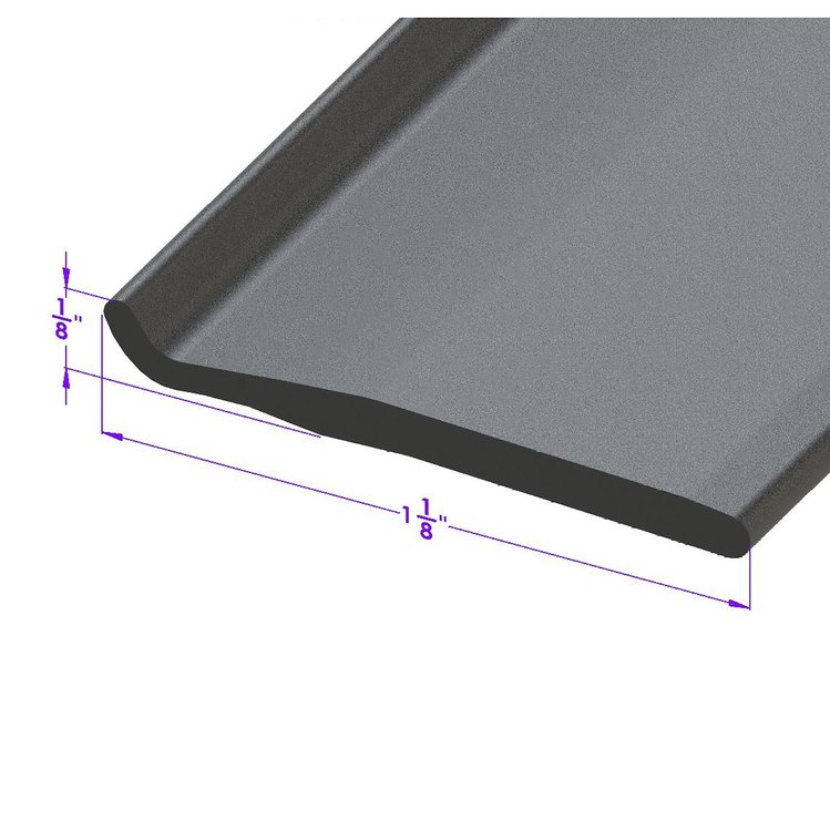 LP 107-C/FT Side Roof-Rail Seal, Window Flipper To Roof