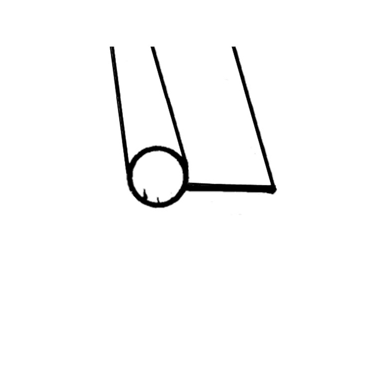 LP 109-E Rear Bumper Gravel Deflector Seal, 1-1/8 in. Wide