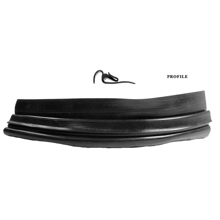 LP 109-M Bumper To Body Seal, Splash And Gravel Guard, 2-1/8 in. Wide