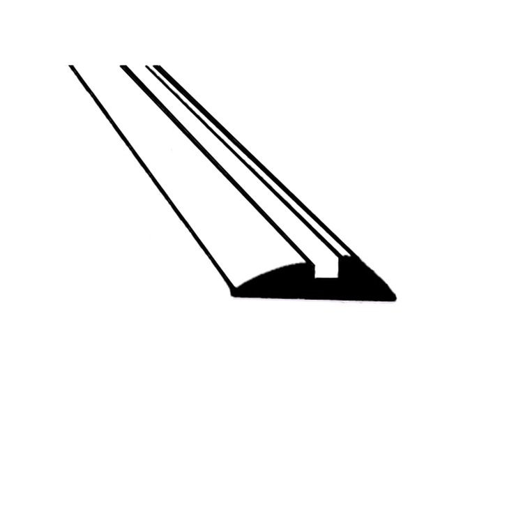 LP 109 Bumper Over-Rider Rubber, 1/2 in. Thick, Sold By The Foot
