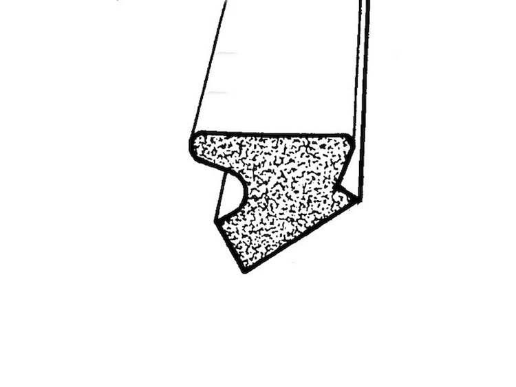 LP 110-A/FT Roof Rail Seal, Fits 4-Door Hardtops And Wagons