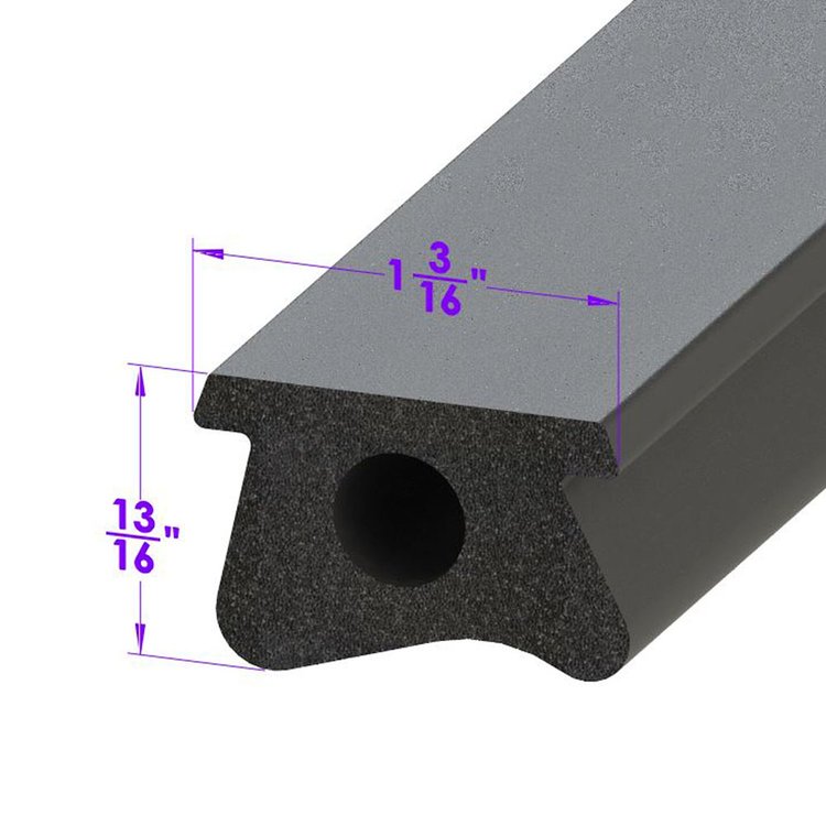 LP 110-LA Roof Rail Seal, Front, Sold By The Foot