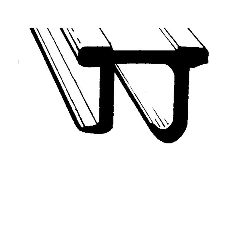 LP 110-U Roof Rail Seal (Rear), Sold By The Foot