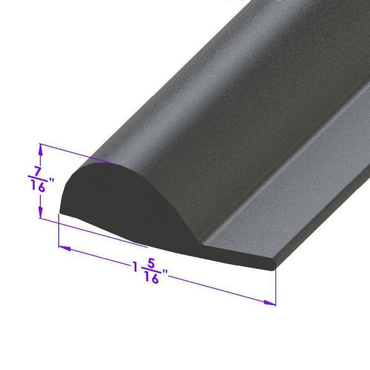 LP 110-Z/FT Rear Center Hardtop Seal, Sold By The Foot