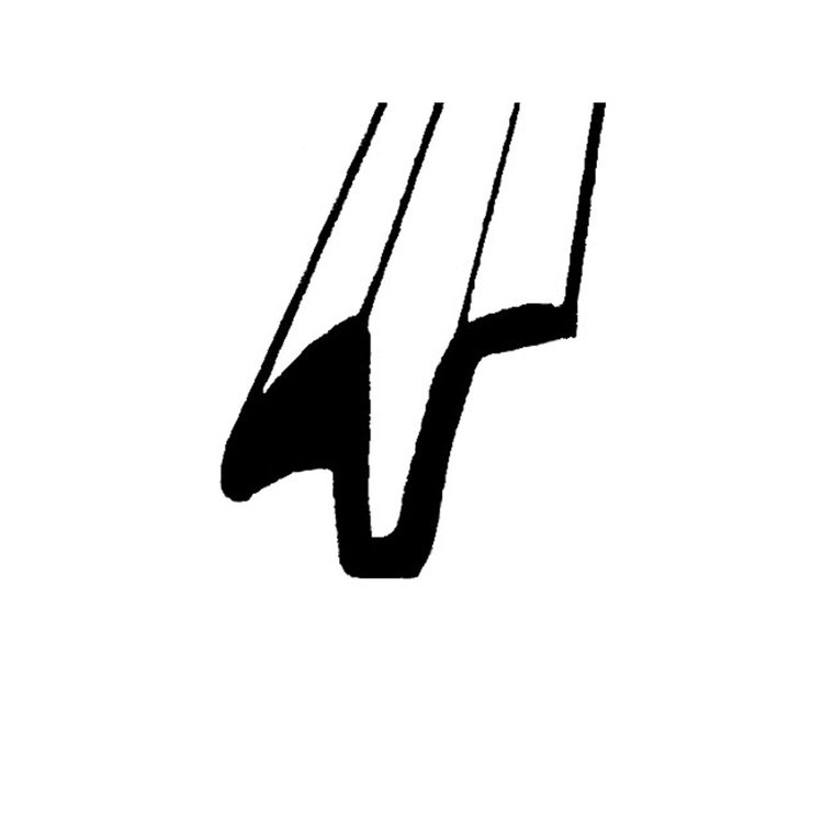 LP 111-B Fender Skirt Seal, Sold By The Foot