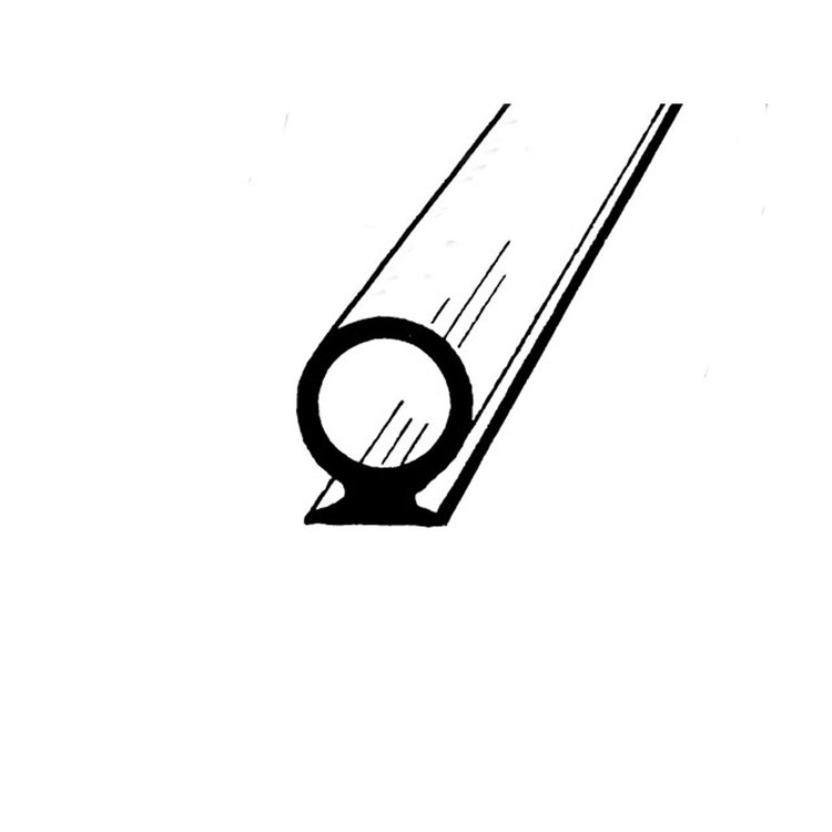 LP 112-B Door Bottom Seal, Fits In Steel Track Or Held By Clips
