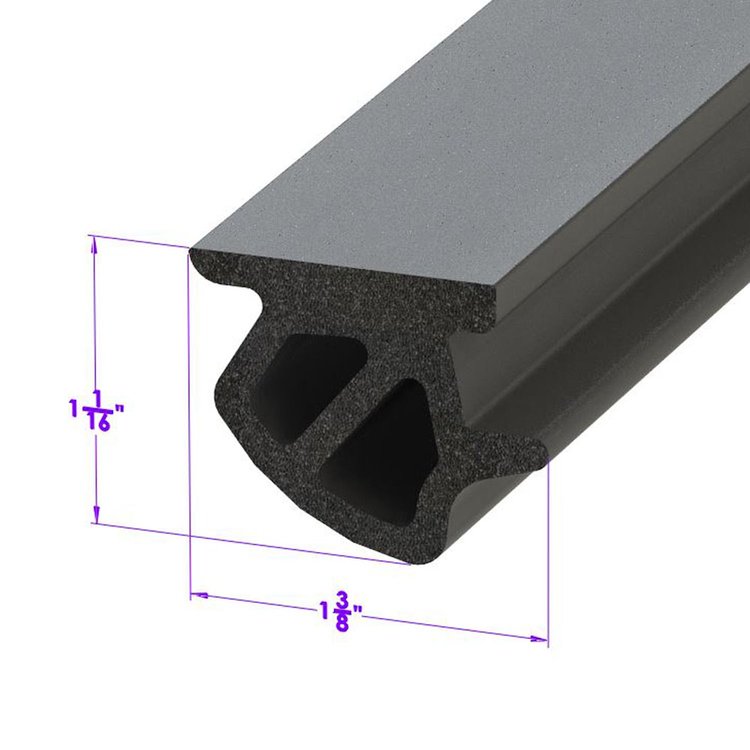 LP 120-N Roof Rail Seal, Sold By The Foot
