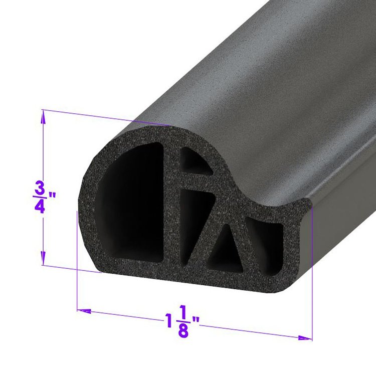 LP 123-V Door Seal, Sold By The Foot