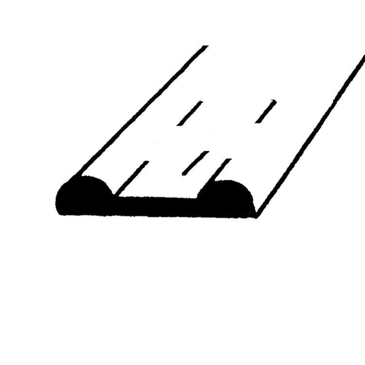 LP 14-C Cowl And Hood Seal, All Rubber, 3/4 in. Wide