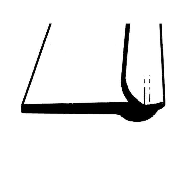 LP 14-Q Hood To Cowl Seal, Made Of Soft, Black Rubber