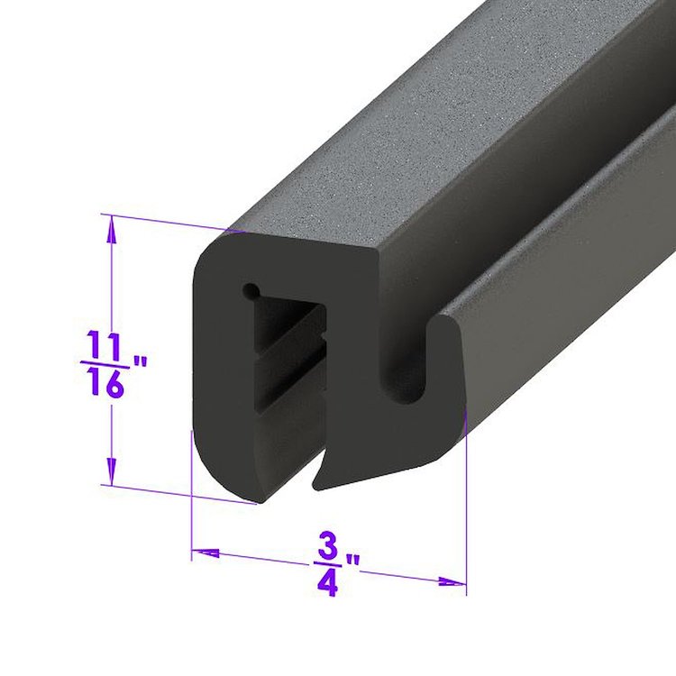 LP 30-A Windshield And Rear Window Seal, Sold By The Foot