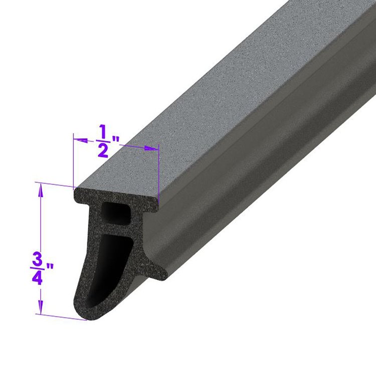 LP 40-F Door Side Seal, Without Clips (For Seal With Clips