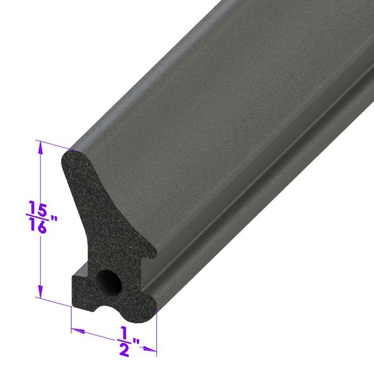 LP 40-K Door Side Seal, Without Clips (For Seal With Clips